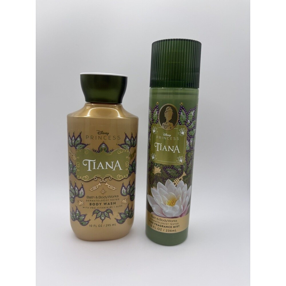 2 PC SET Disney Princess TIANA Body Mist & Body Wash 2026 Bath & Body Works